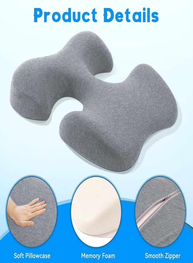TOROKOM Breast Pillow for Massage, Massage Bolster Face Down Pillow for Sleeping Washable Soft Head Cushion and Chest Cushion for SPA Home Gray - Image 3